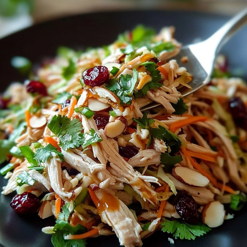Asian Chicken Cranberry Salad