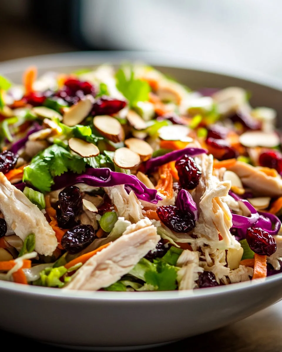 Asian Chicken Cranberry Salad