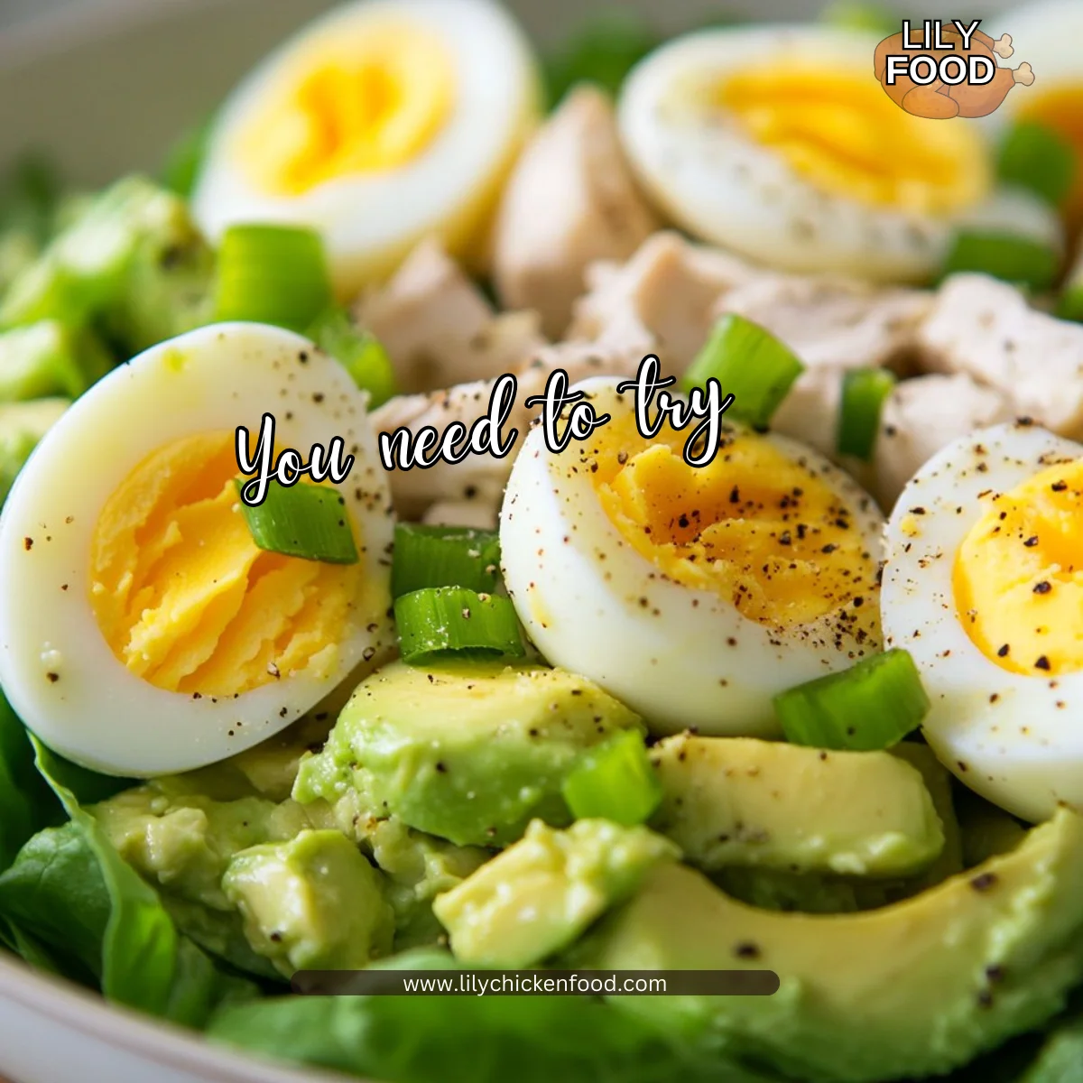Avocado Chicken Egg Salad