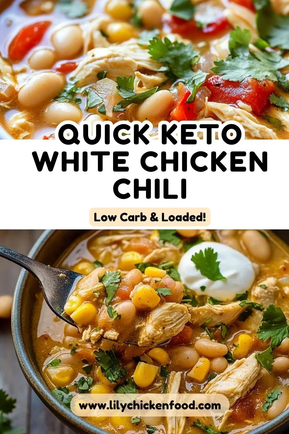 Healthy White Chicken Chili