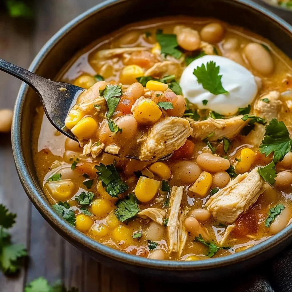 Healthy White Chicken Chili