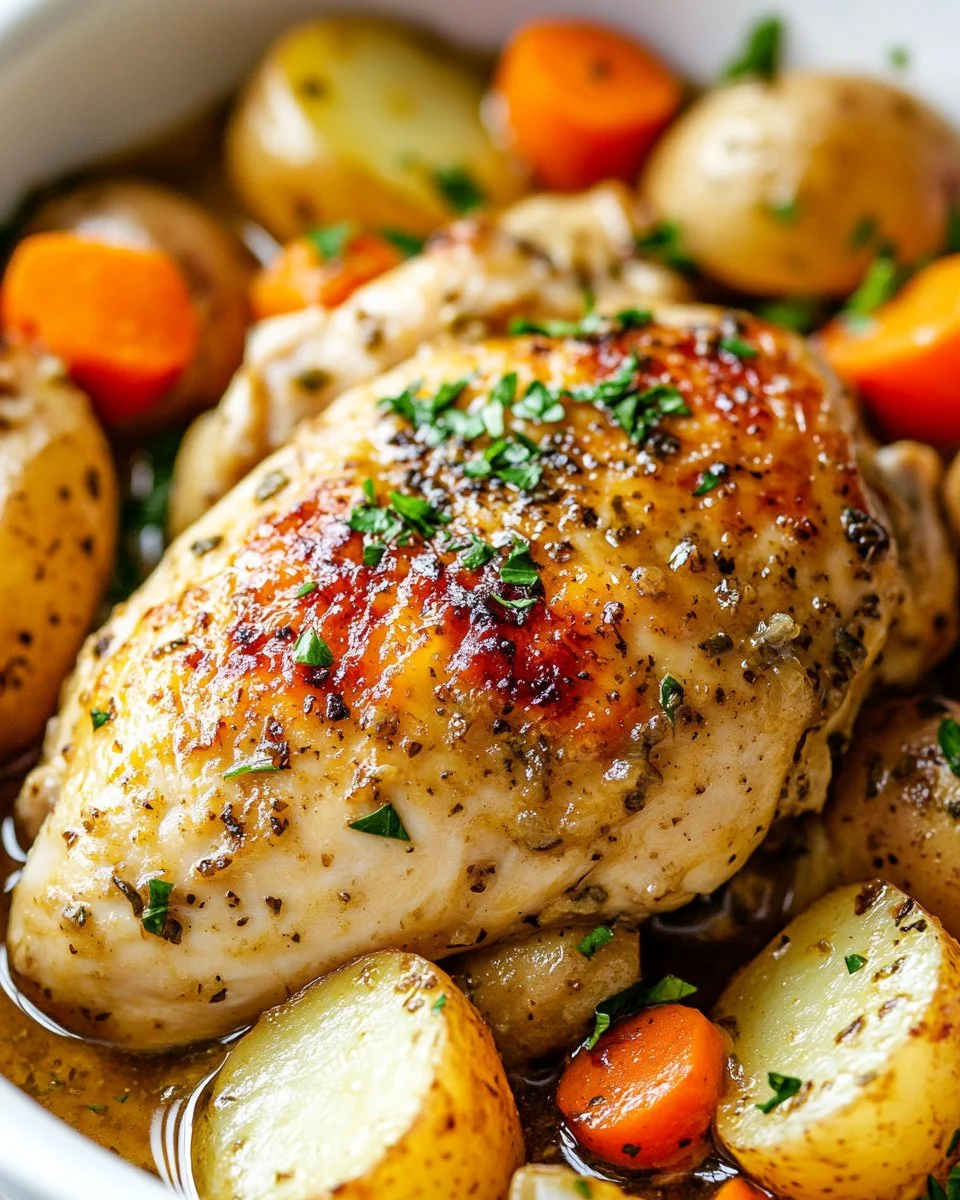 Garlic Butter Chicken Crockpot Recipe: 6-Hour Magic for Tender Bliss