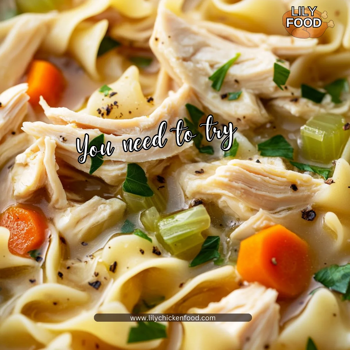 Classic Ginger Garlic Chicken Noodle Soup