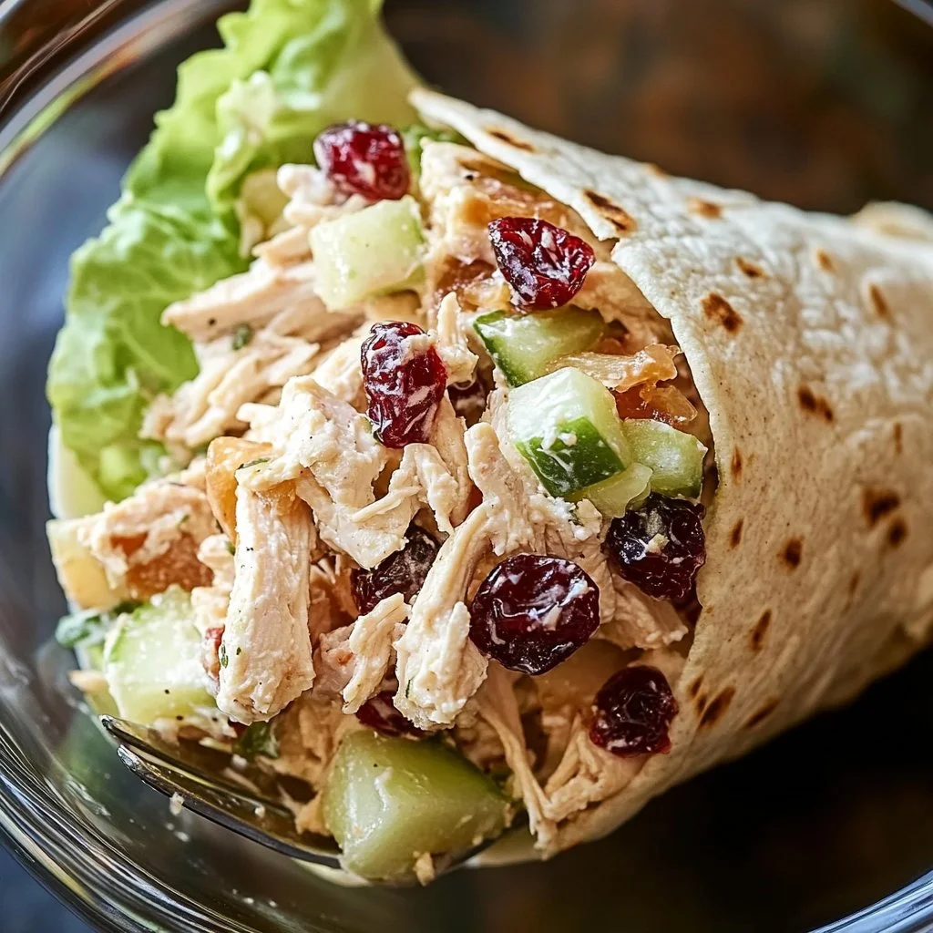 Cranberry Chicken Wraps