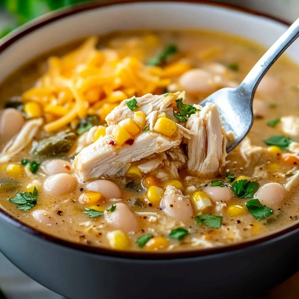 Crockpot White Chicken Chili