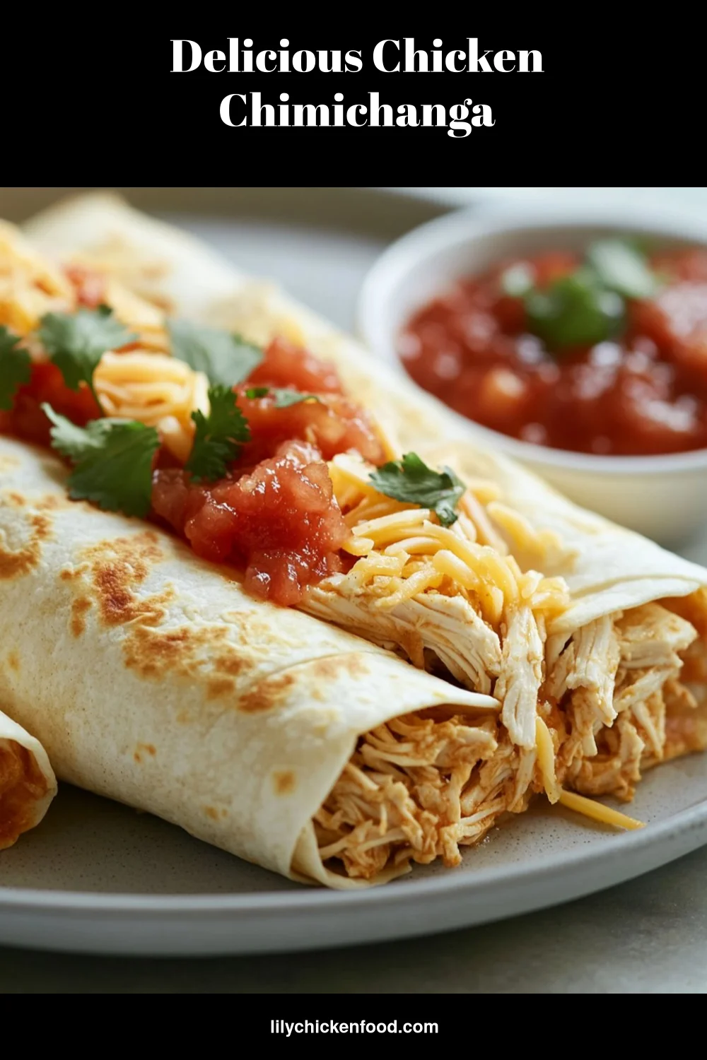 Delicious Chicken Chimichanga