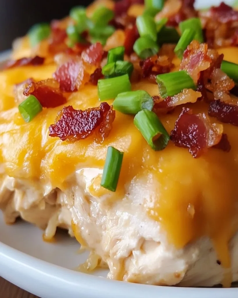 Easy Crock Pot Crack Chicken Delicious Crock Pot Crack Chicken served with toppings