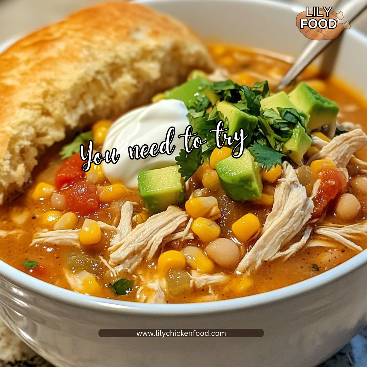 Easy Crockpot White Chicken Chili Soup
