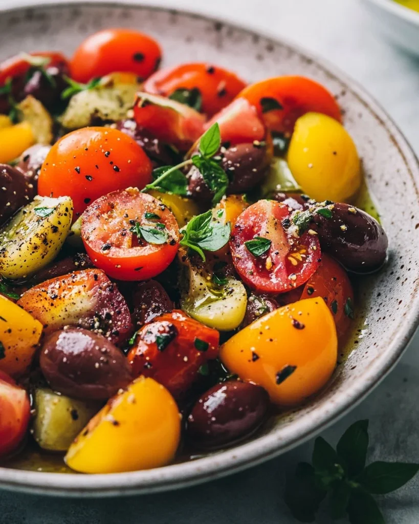 Easy Mediterranean diet recipes, healthy Mediterranean recipes, whole food recipes Colorful Mediterranean dishes showcasing healthy whole food recipes