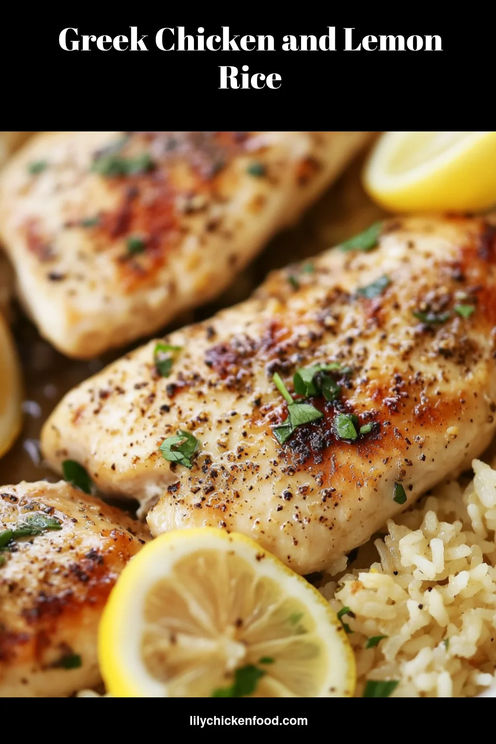 Greek Chicken and Lemon Rice