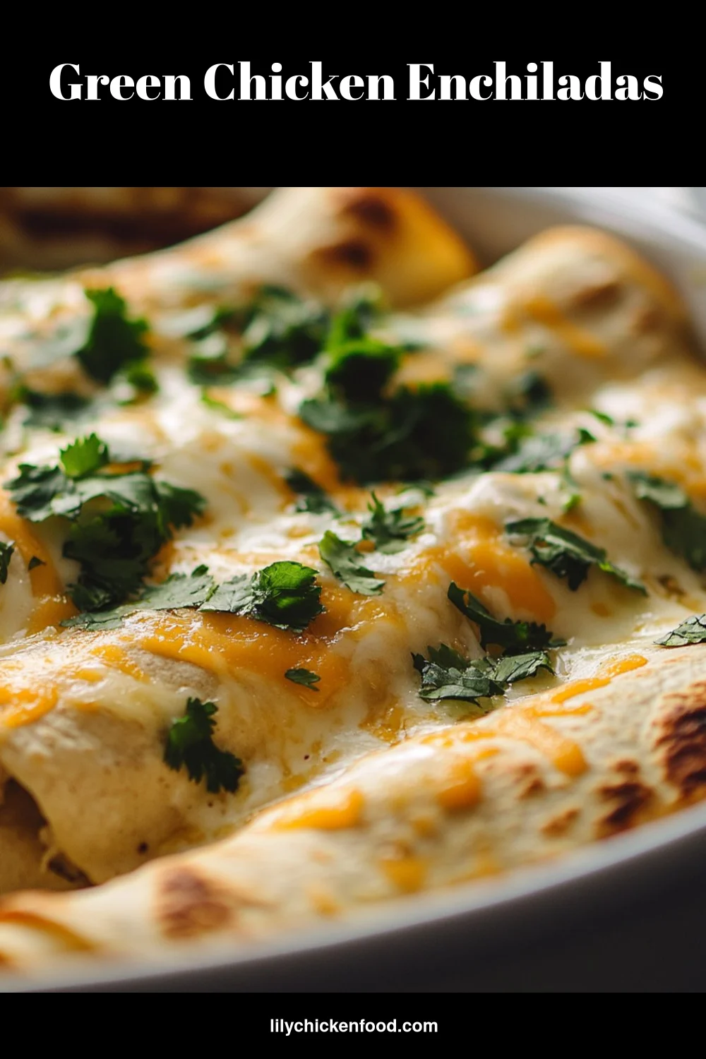 Green Chicken Enchiladas