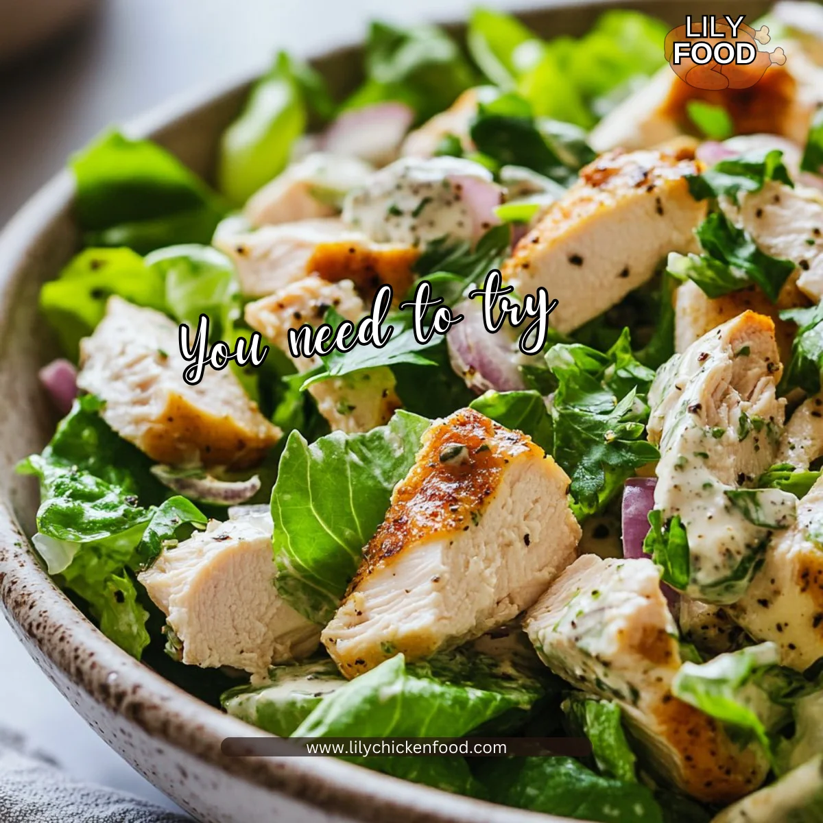 Green Goddess Chicken Salad