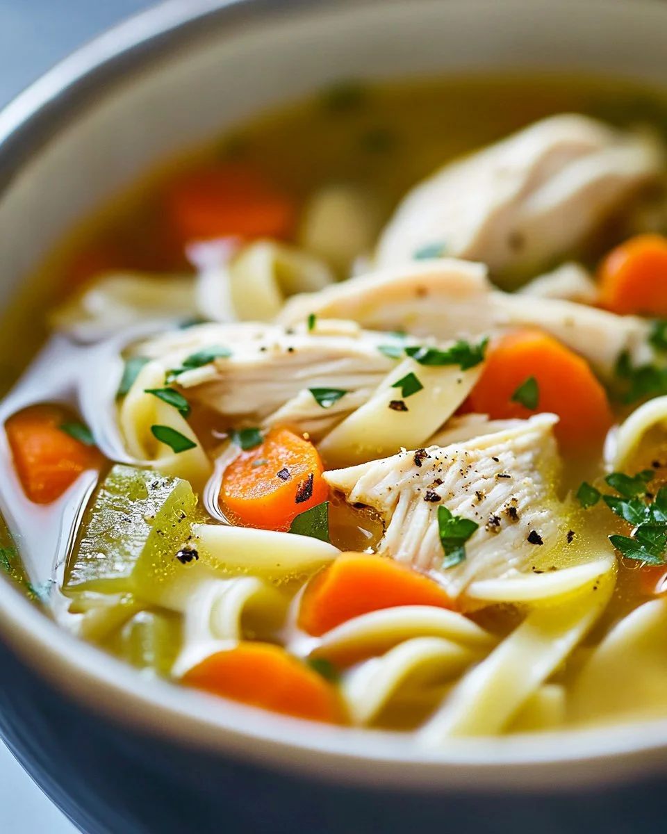 Homemade Chicken Noodle Soup