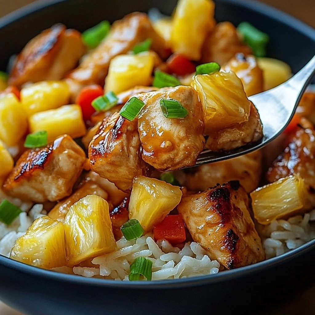 Pineapple Chicken and Rice