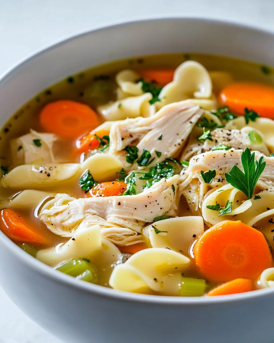 Slow Cooker Chicken Noodle Soup