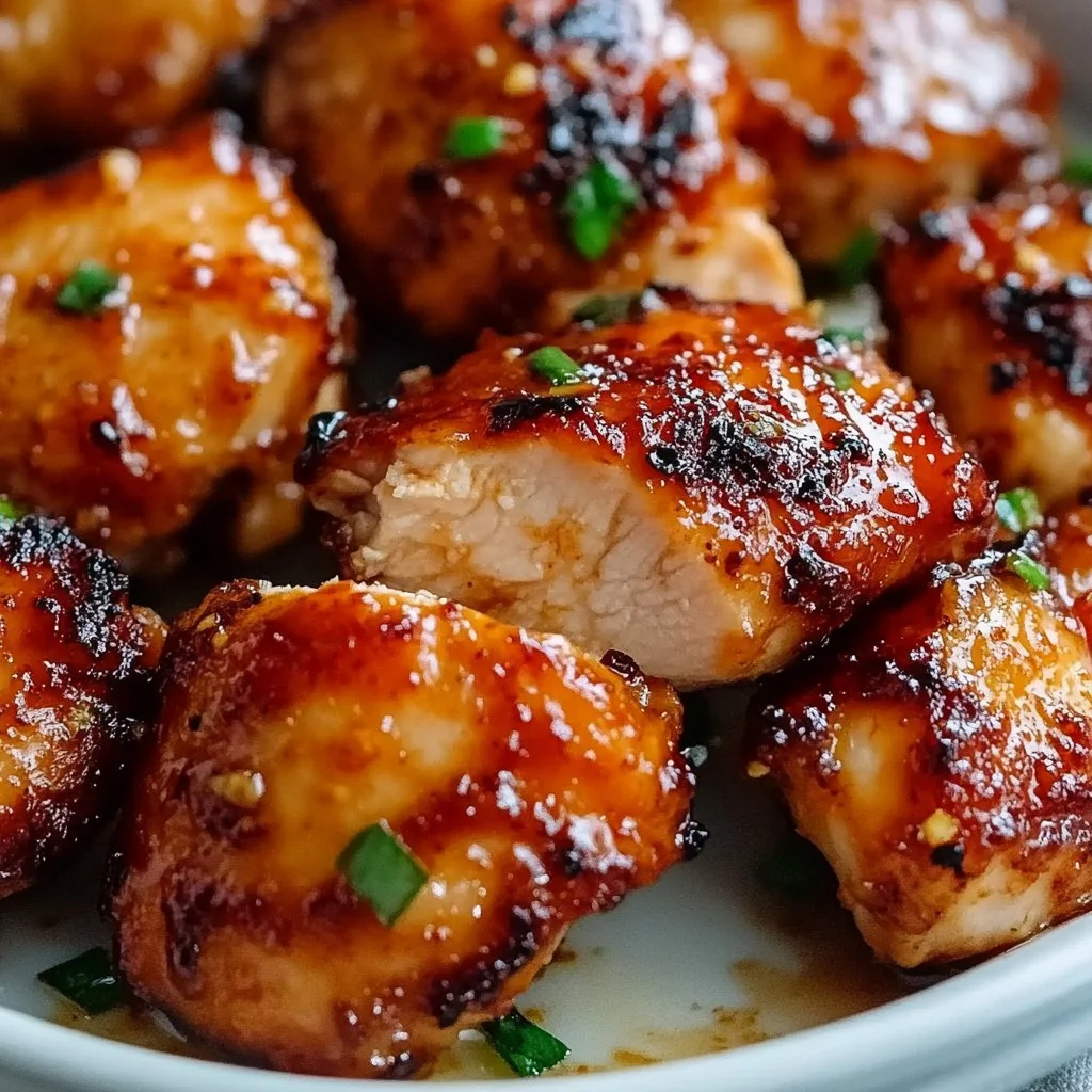 Sweet Chili Glazed Chicken Thighs