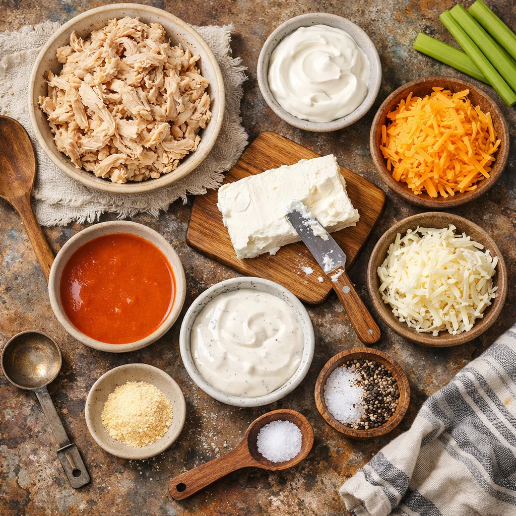 The Creamiest Buffalo Chicken Dip You'll Ever Make!