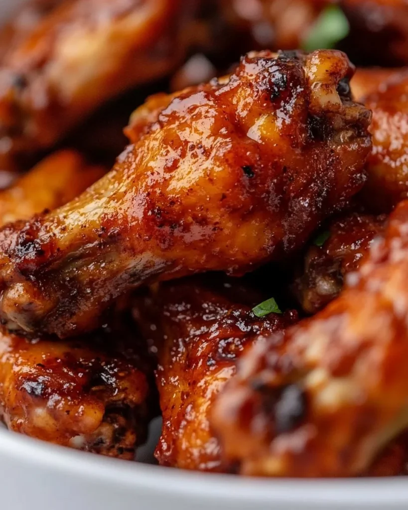 Air Fryer Chicken Wings Crispy Air Fryer chicken wings served with dipping sauces