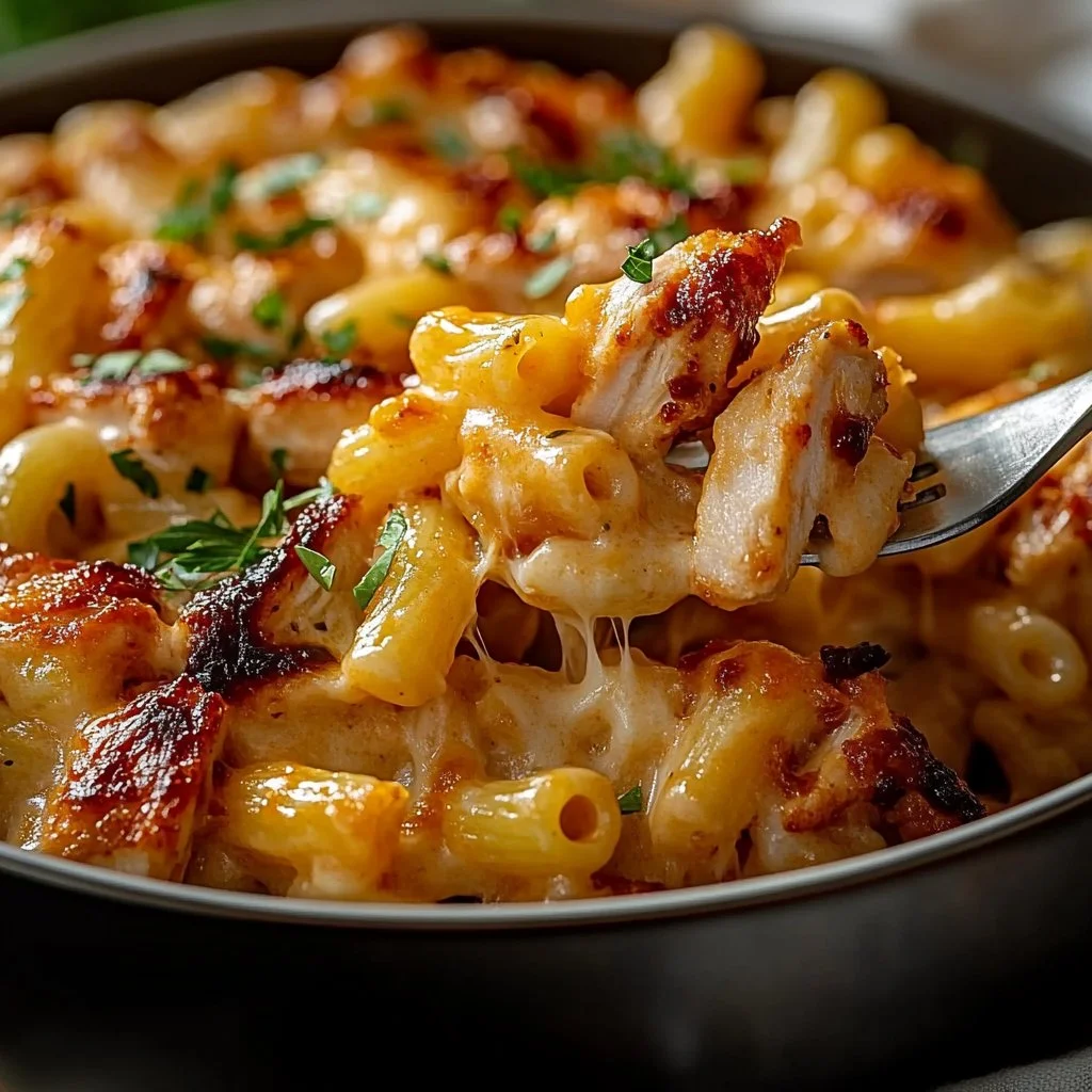 BBQ Chicken Mac and Cheese