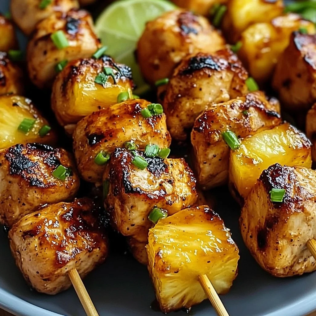 Pineapple Chicken Kabobs