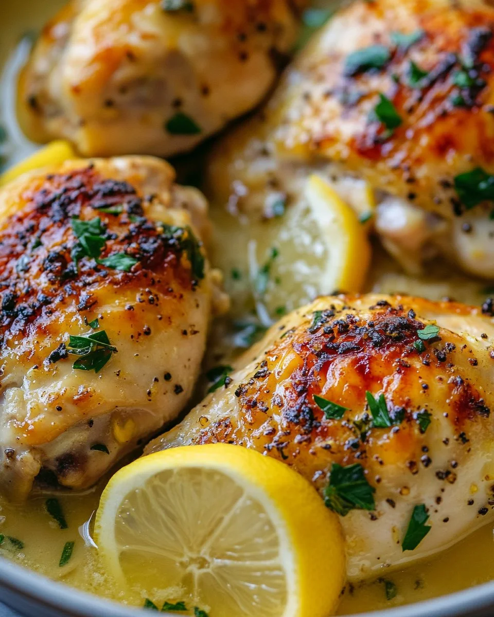Baked Lemon Butter Chicken