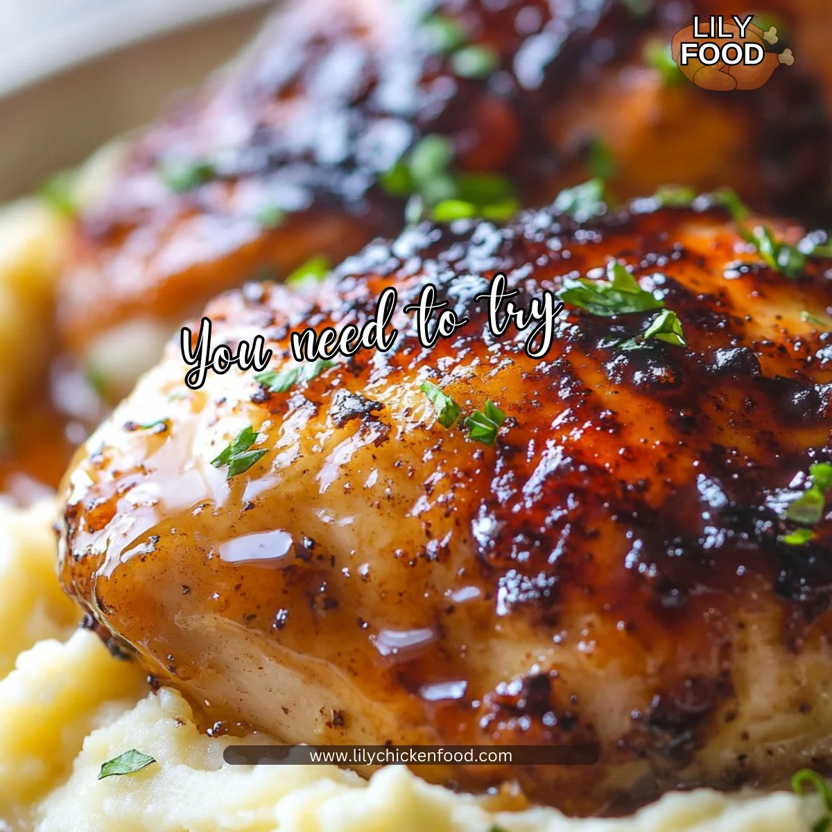 Chipotle Honey Chicken Thighs with Smoked Gouda Mashed Potatoes