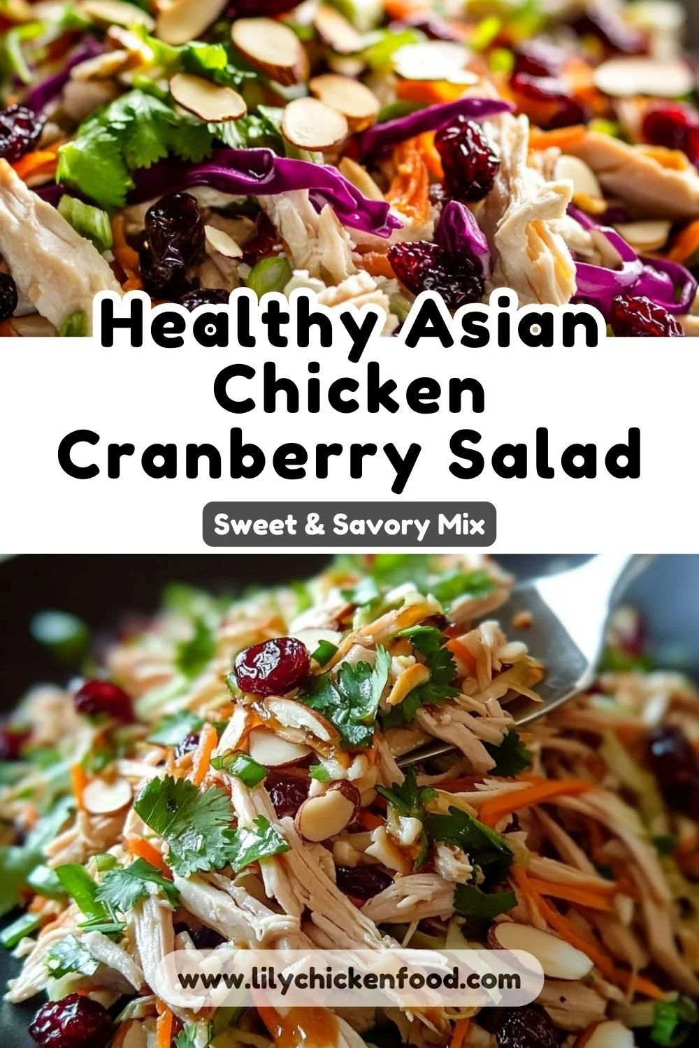 Asian Chicken Cranberry Salad