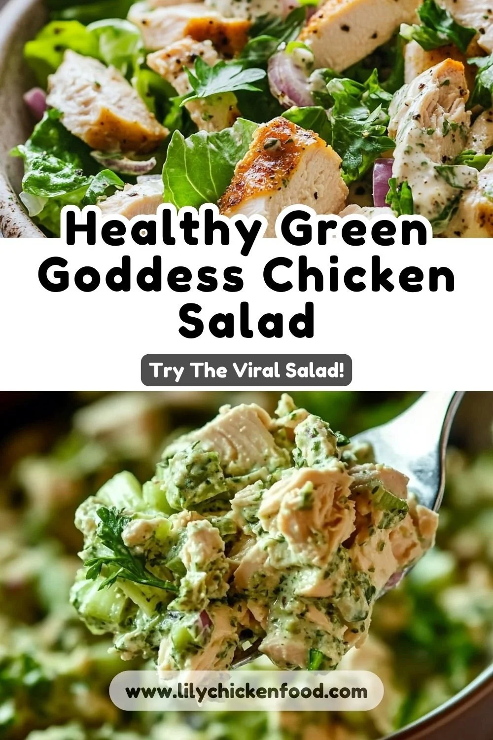 Green Goddess Chicken Salad