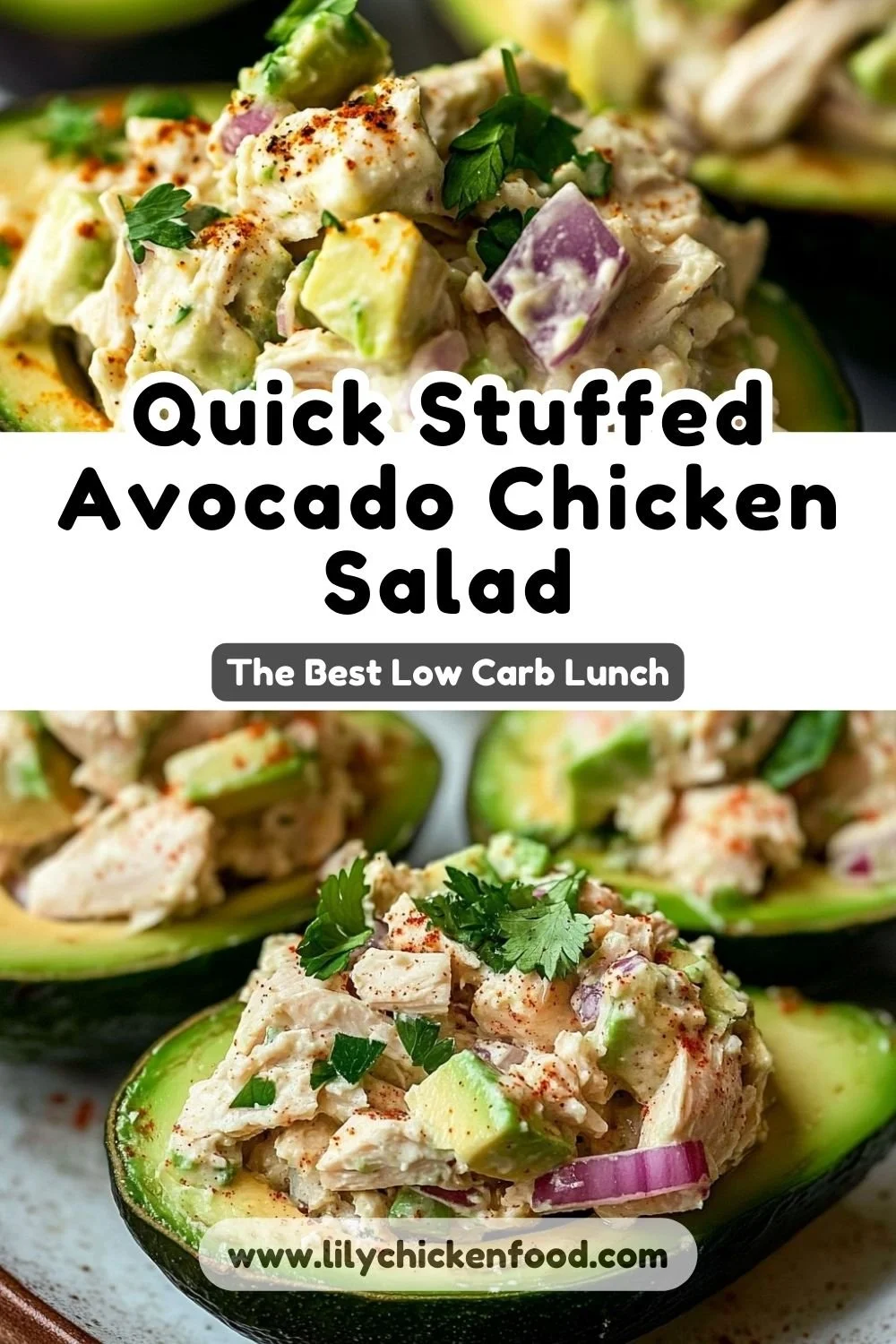 Chicken Salad Stuffed Avocado Recipe