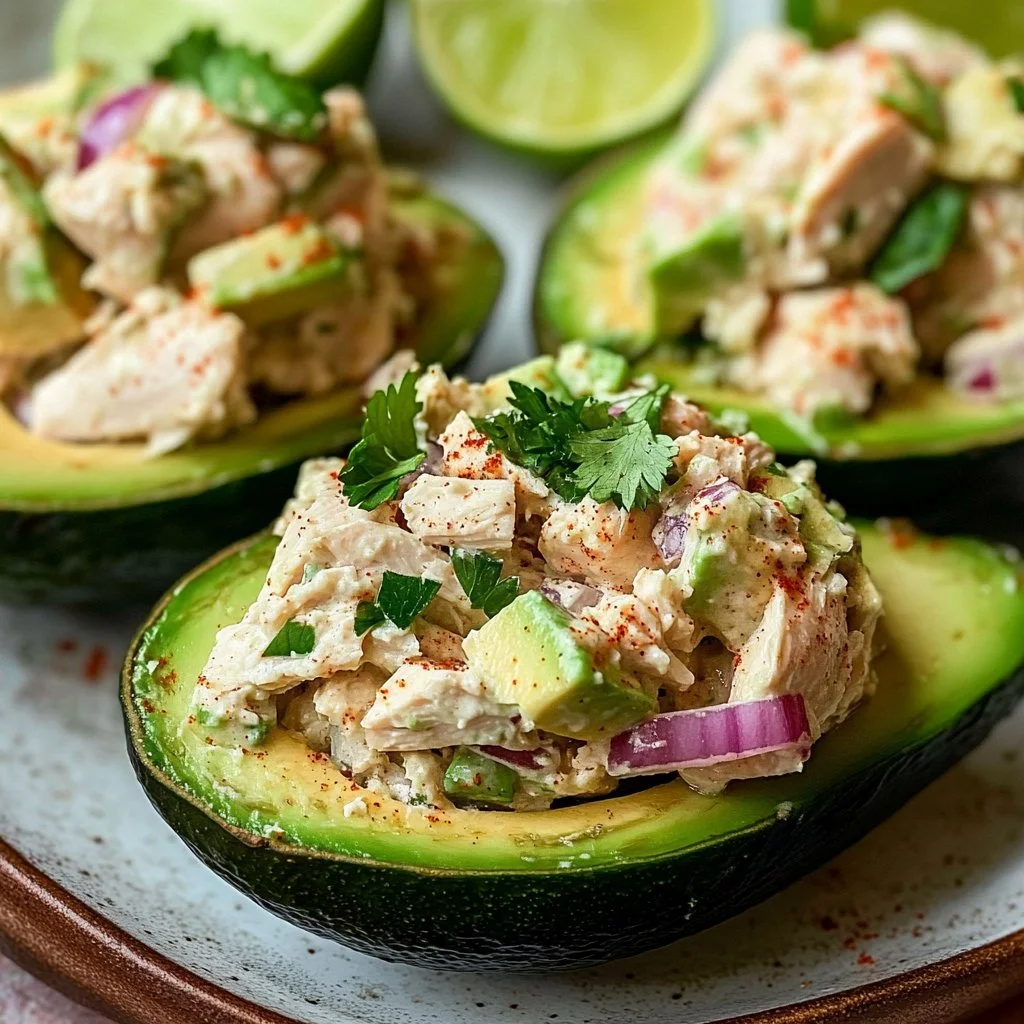 Chicken Salad Stuffed Avocado Recipe