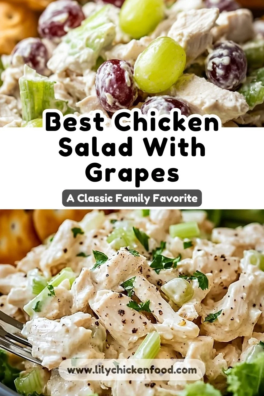 Homemade Chicken Salad with Grapes