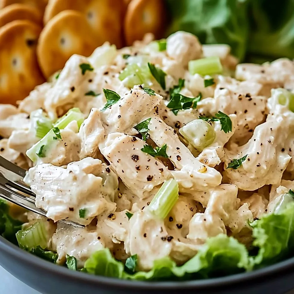 Homemade Chicken Salad with Grapes