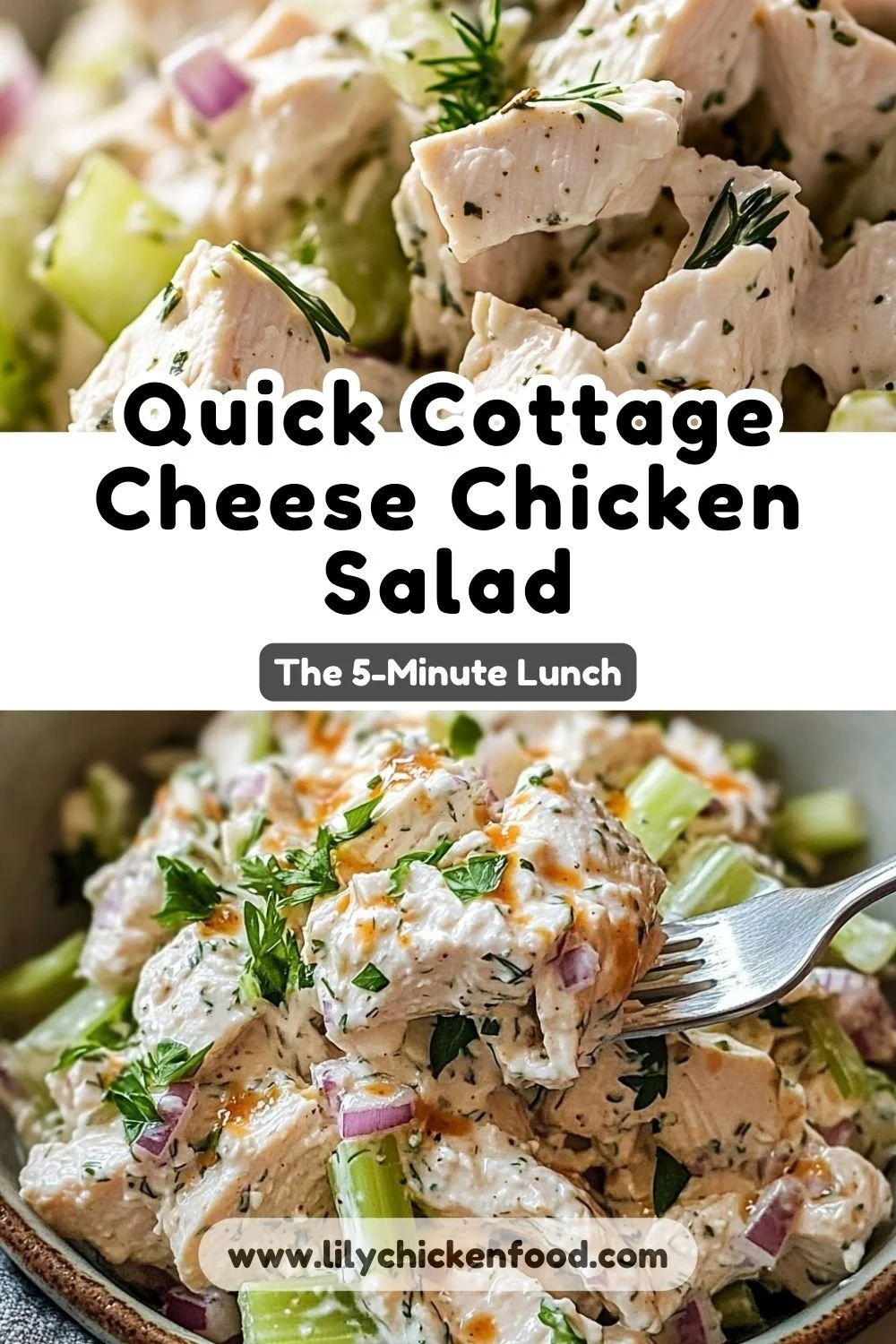 Cottage Cheese Chicken Salad