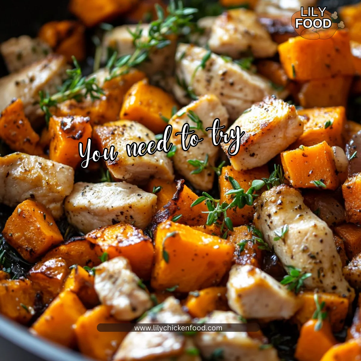 Chicken and Sweet Potato Skillet