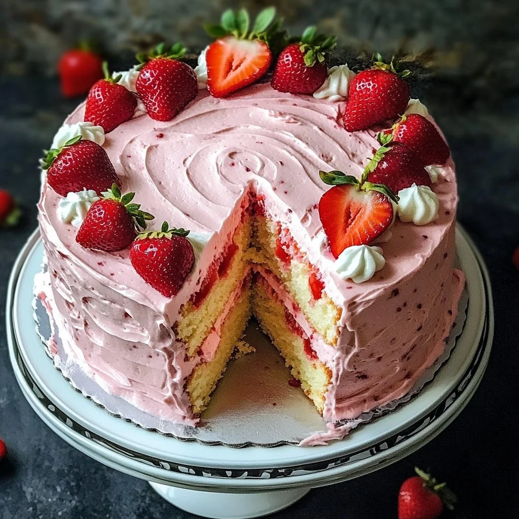 Best Ever Strawberry Cake