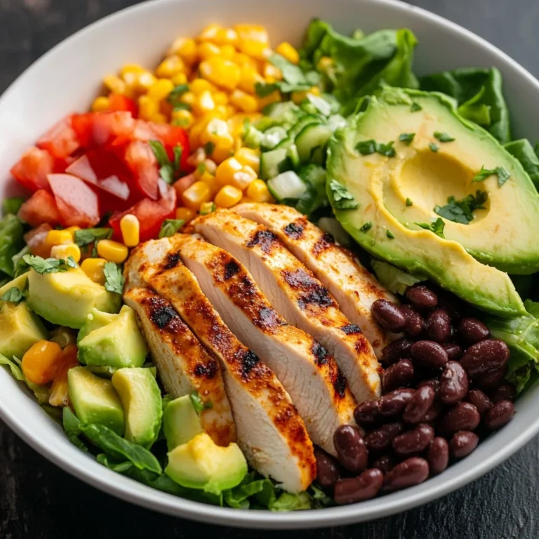 Delicious Copycat Santa Fe Salad with fresh ingredients and vibrant colors