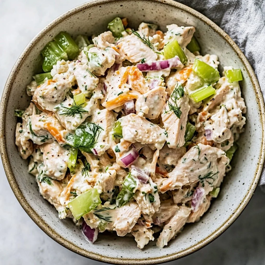 Cottage Cheese Chicken Salad