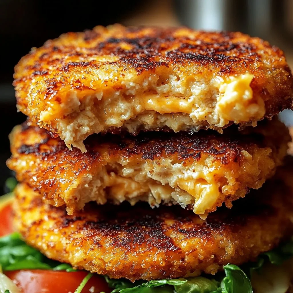 Crispy Cheesy Chicken Ranch Patties