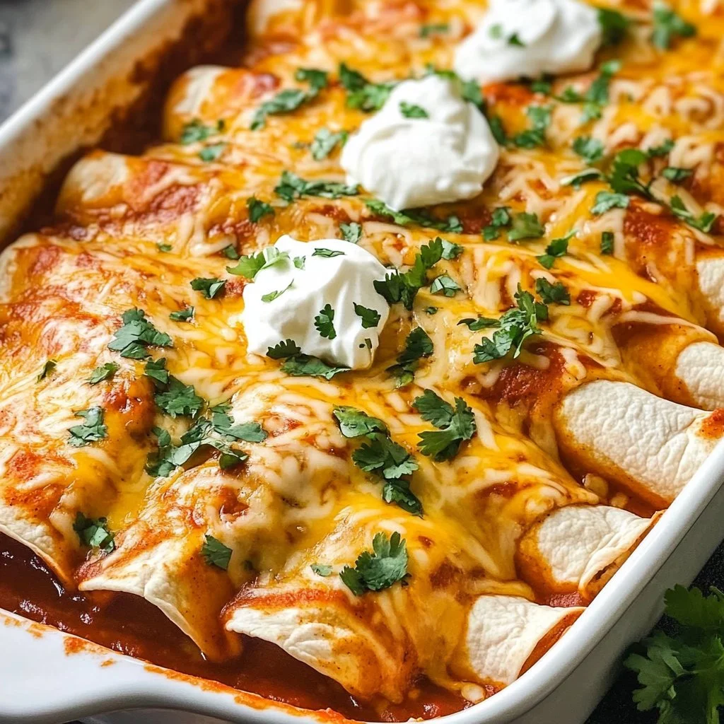 Delicious Chicken Enchiladas