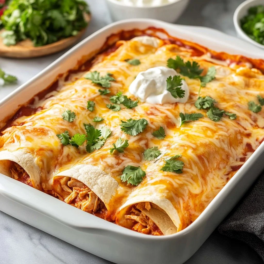 Delicious Chicken Enchiladas