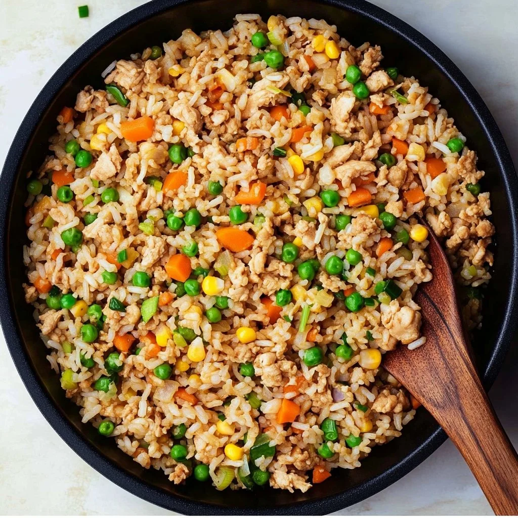 Ground Chicken Fried Rice
