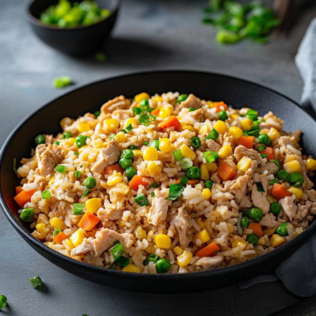 Ground Chicken Fried Rice