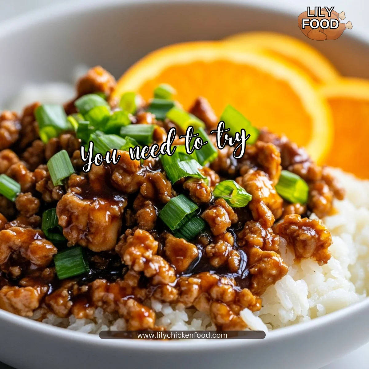 Ground Orange Chicken