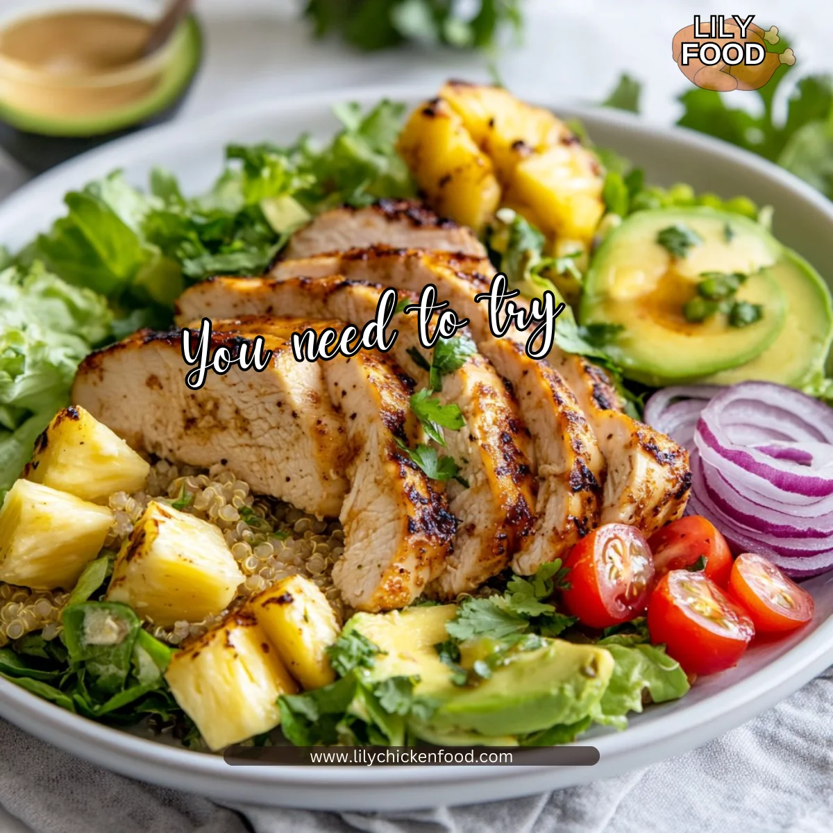 Hawaiian Chicken Salad: Gluten-Free & Whole Health Flexi-Plan