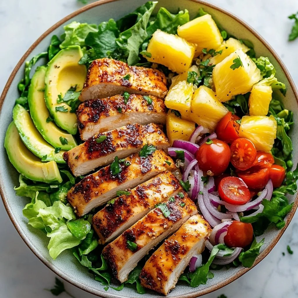 Hawaiian Chicken Salad: Gluten-Free & Whole Health Flexi-Plan