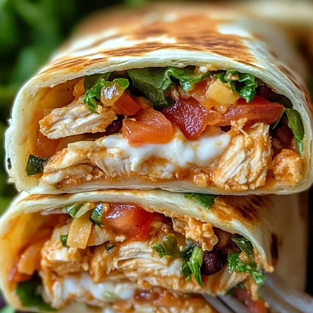 High Protein Chicken Crunch Wrap Supreme