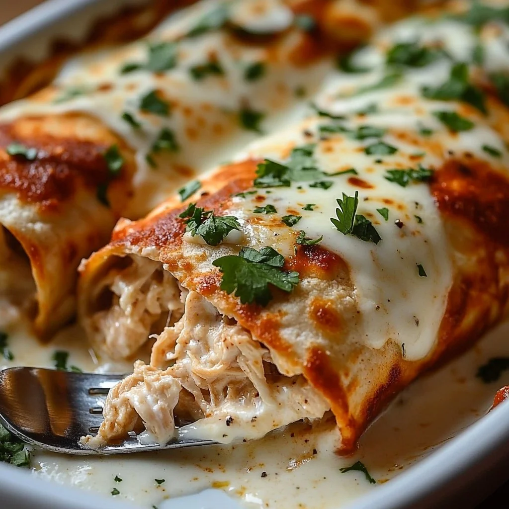 High Protein Chicken Enchiladas
