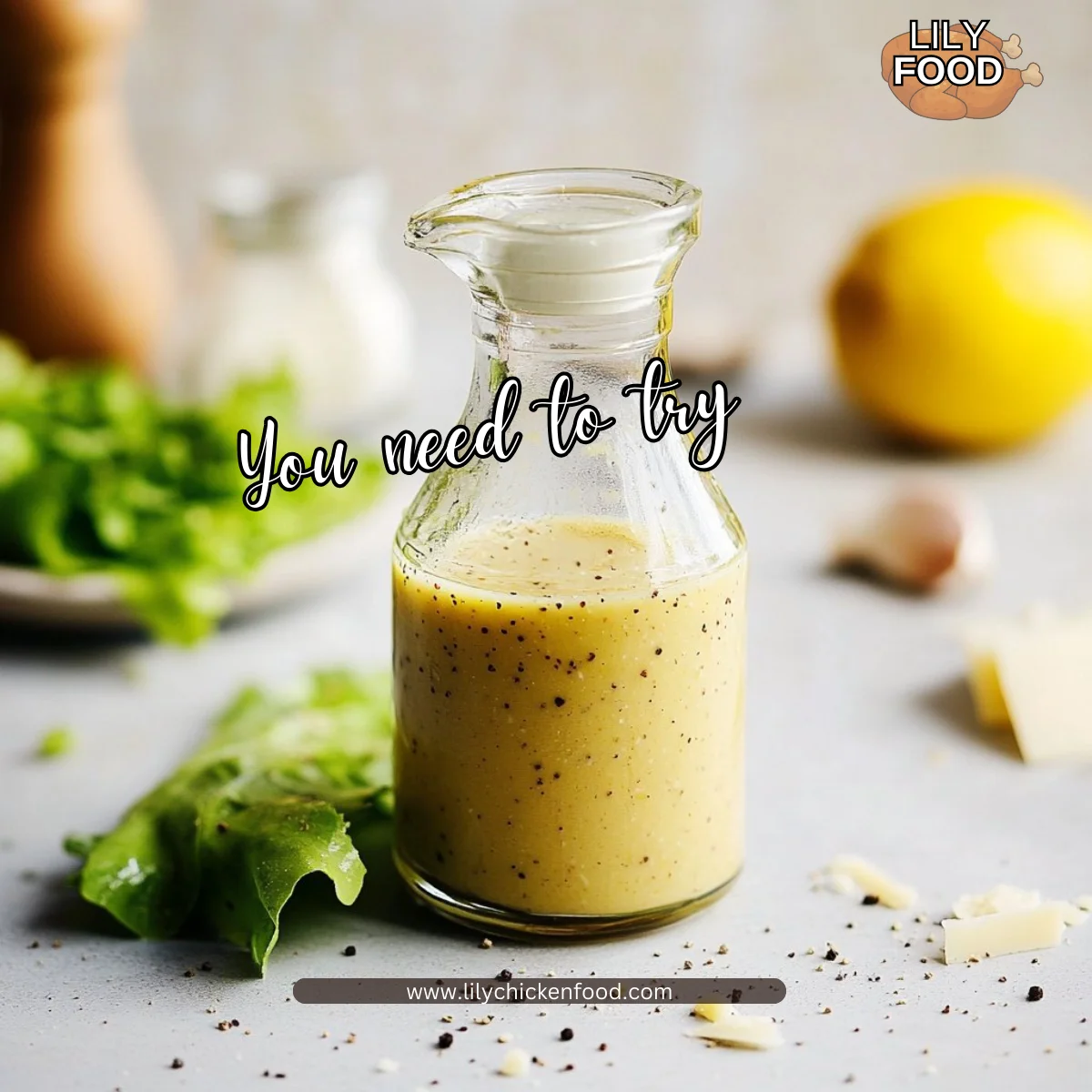 Homemade Caesar Salad Dressing without Raw Anchovies