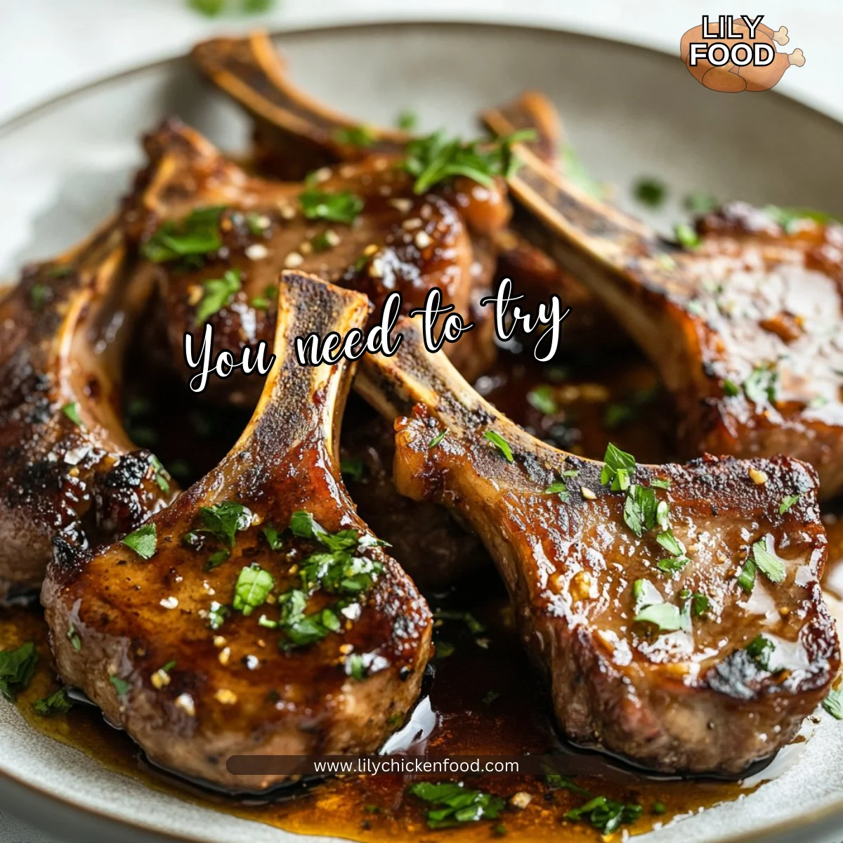Honey Garlic Glazed Lamb Chops