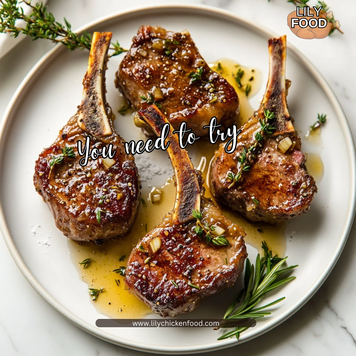 Honey Garlic Lamb Chops
